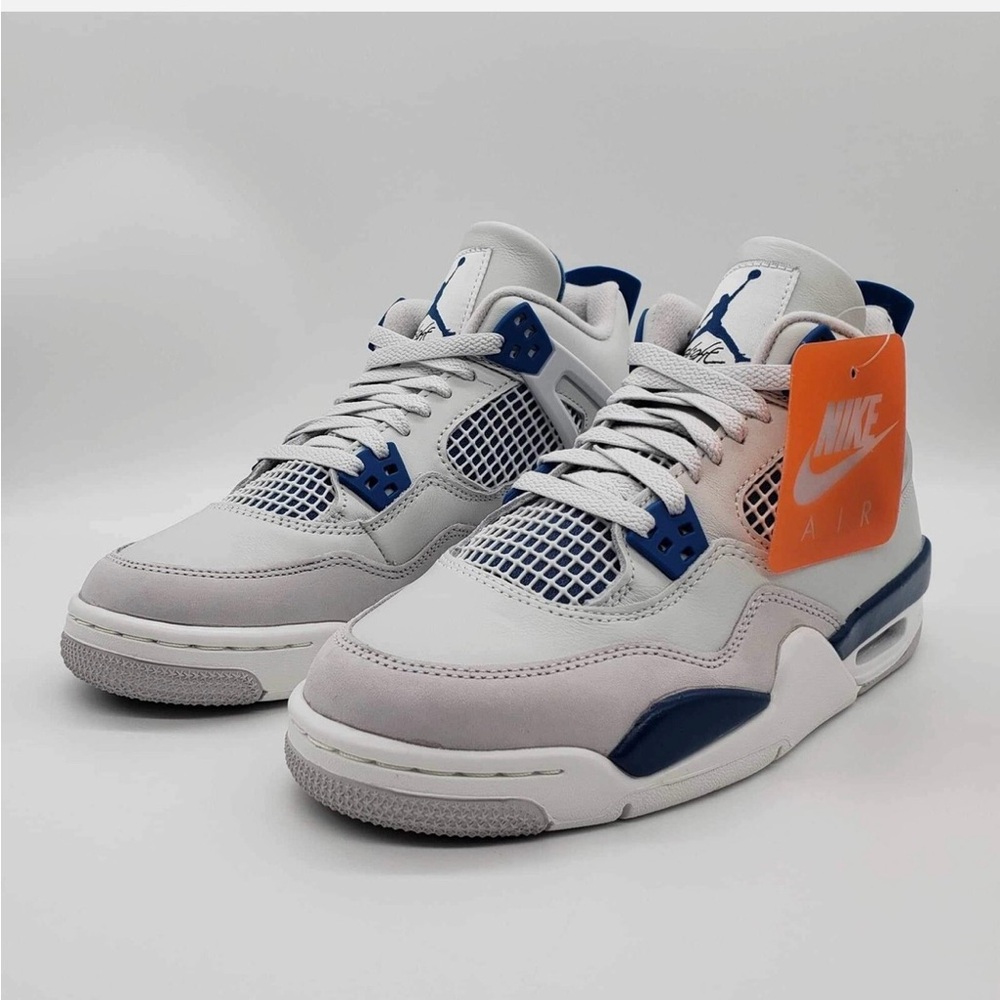 Nike Air Jordan 4 Retro GS Military Blue Size 6.5Y/Women’s 8